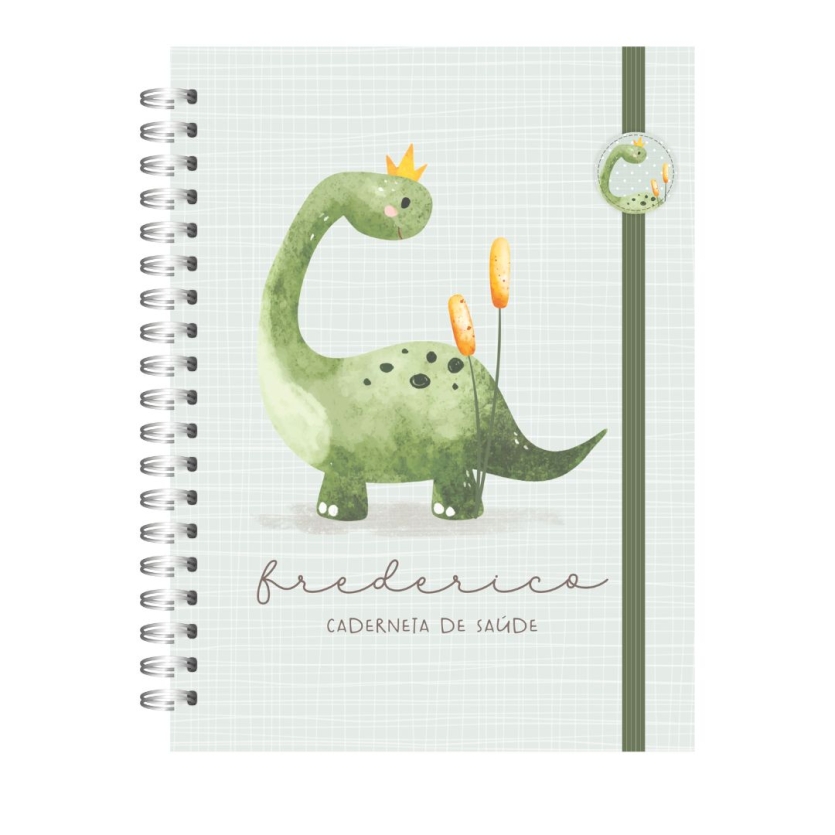 Caderneta de Saúde Luxo - Dino