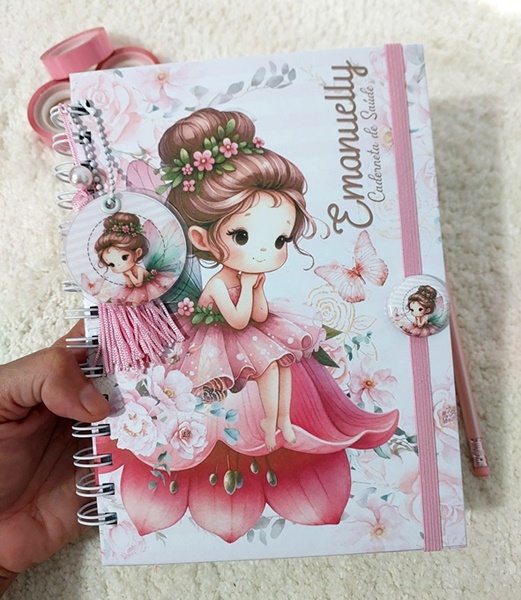 Caderneta de Saúde Luxo - Encanto da Fada - Imagem 2