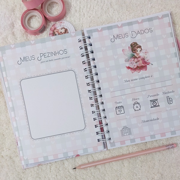 Caderneta de Saúde Luxo - Encanto da Fada - Imagem 3