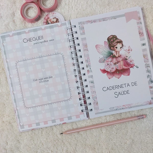 Caderneta de Saúde Luxo - Encanto da Fada - Imagem 6