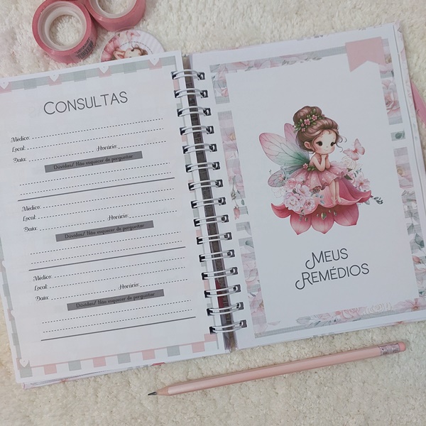 Caderneta de Saúde Luxo - Encanto da Fada - Imagem 7