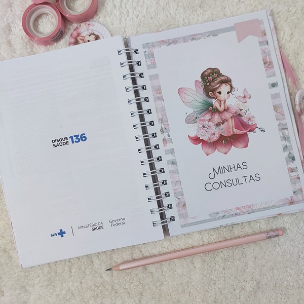 Caderneta de Saúde Luxo - Encanto da Fada - Imagem 4