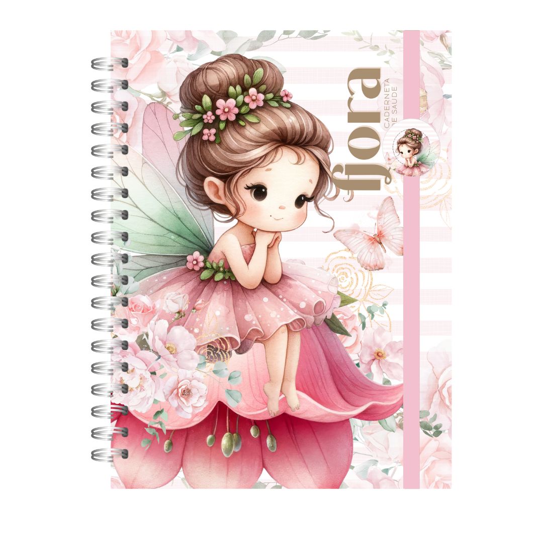 Caderneta de Saúde Luxo - Encanto da Fada