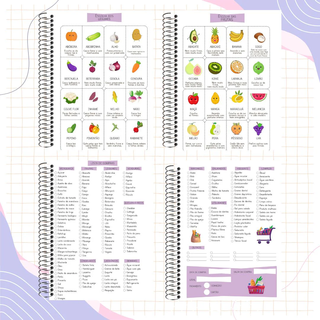 Caderno Lista de Compras - Imagem 3