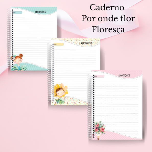 Caderno Por onde for Floresça - Imagem 2