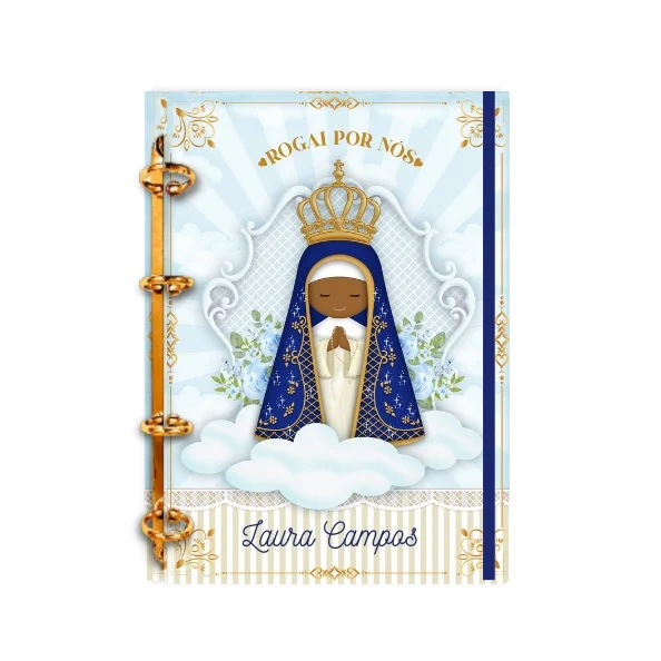 Fichário Nossa Senhora Aparecida - Folhas Pautadas