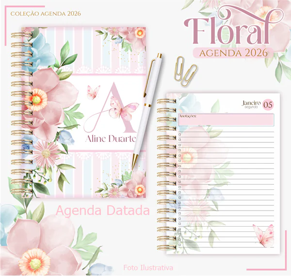 Agenda Floral Candy