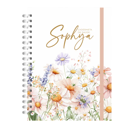 Caderneta de Saúde Luxo - Floral Sophia