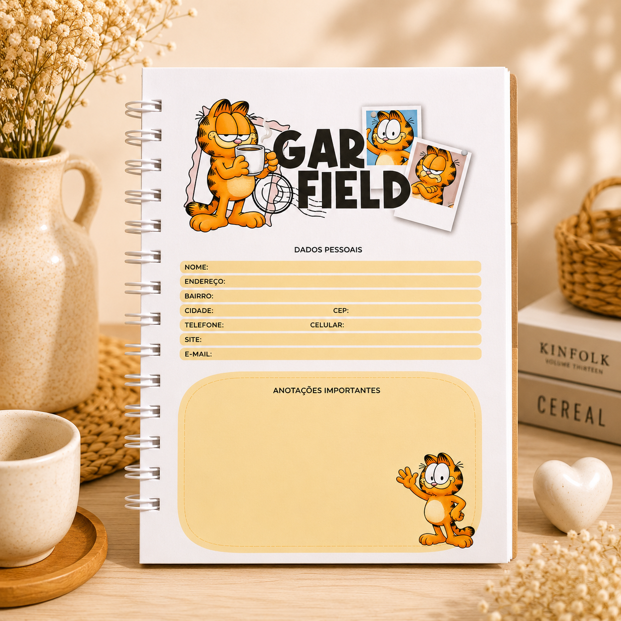 Caderno Nostalgia -Garfield - Imagem 2