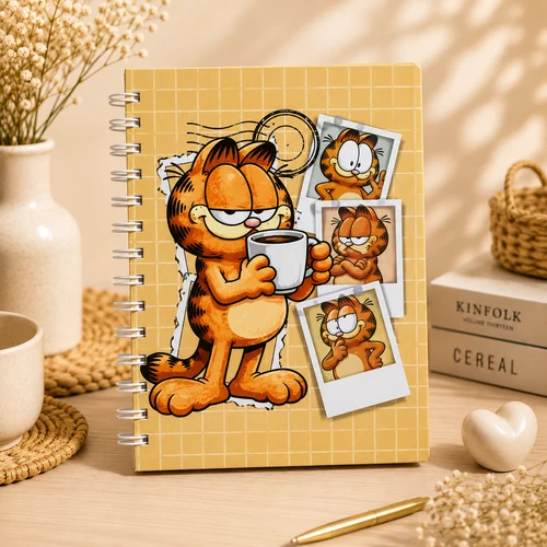 Caderno Nostalgia -Garfield