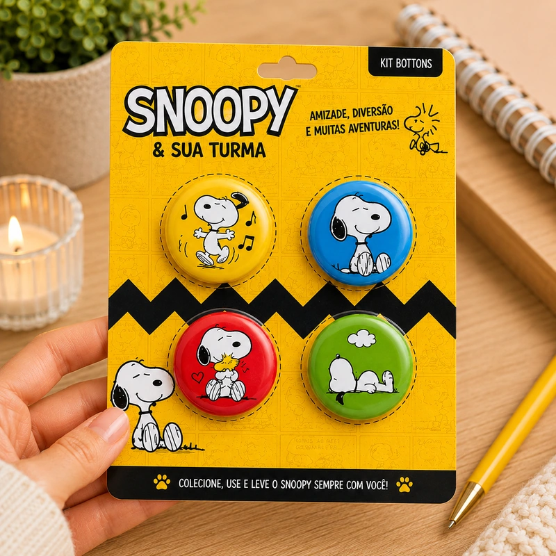 Kit Botons- Snoppy