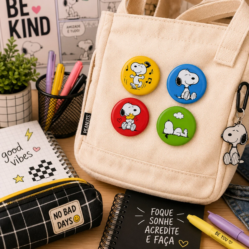 Kit Botons- Snoppy - Imagem 3
